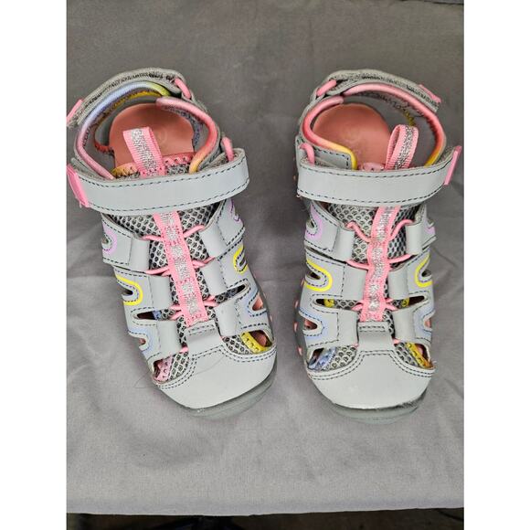 Cat & Jack Girl's Open Tennis Shoes Pre-Owned Size 11 - Picture 1 of 3